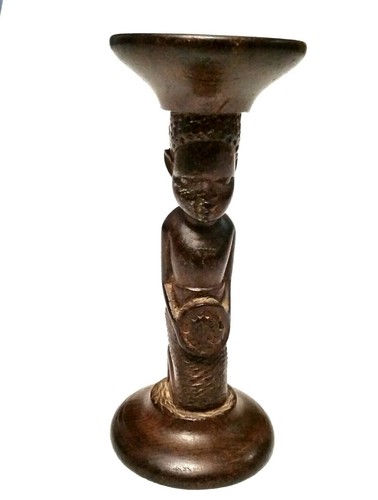 Portacandela legno candelabro - portacandela,