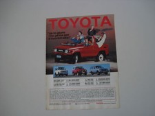 advertising Pubblicità 1987 TOYOTA LAND CRUISER BJ 73