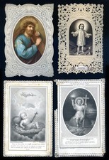 santini merlettati-holy cards lace-canivets-spitzebildichen LOTTO N.700