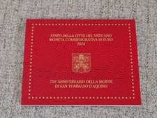 Vaticano 2 Euro Commemorativo 2024 - San Tommaso d'Aquino