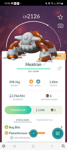Pokemon legendary heatran - pokemon,