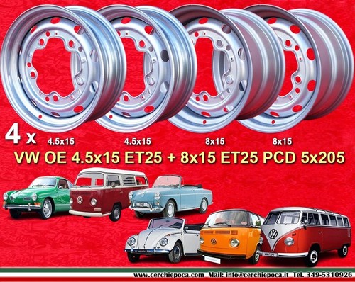 Cerchi volkswagen maggiolino - 4,
