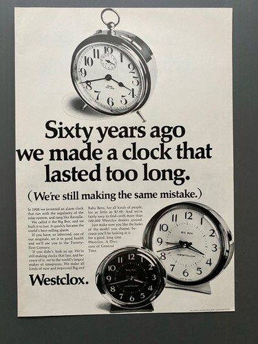Sveglia westclox 1969 - westclox,