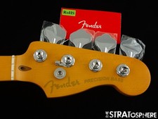 Fender American Ultra II Precision P BASS NECK con TUNERS USA, moderno acero "D"!