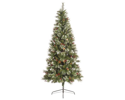 Albero natale innevato - albero,