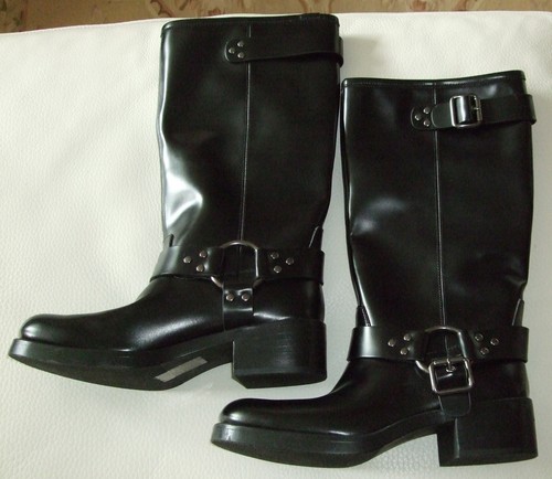 Stivaletto donna biker - , nero