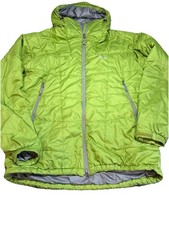 Rab Inferno Felpa con Cappuccio Puffer Jacket Uomo L Invernale Softshell Verde Pertex