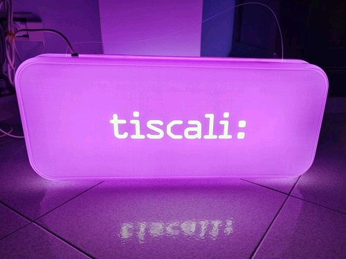 Insegna luminosa tiscali - luminosa,