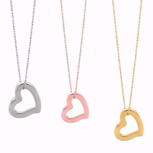 Cuore aperto ciondolo - ciondolo, collana