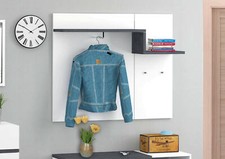 Mobile da ingresso Ezio, Entratina moderna multifunzione, cm 120x30h100