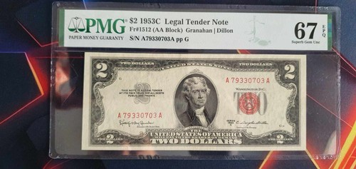 1953 sigillo rosso - c, $2