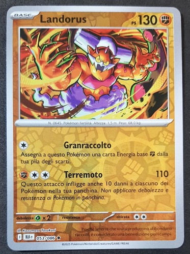 Landorus 053 086 - rara, reverse