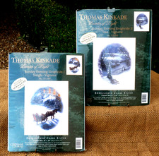 Kit punto croce slitta neve