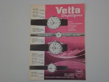 advertising Pubblicità 1961 OROLOGIO VETTA COMPETIZIONE
