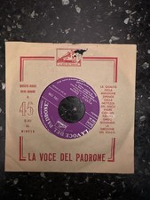 45 Giri La Voce Del Padrone Sergio Bruni Vurria / Suonno A Marechiare