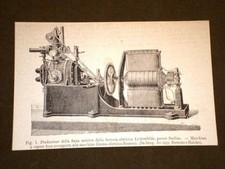 Treni ferrovie nel 1881 Forza motrice ferrovia elettrica di Lichterfelde Berlino