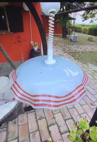 Lampadario vintage vetro - lampadario,