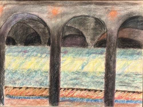 Treno velocità tunnel - treno, in