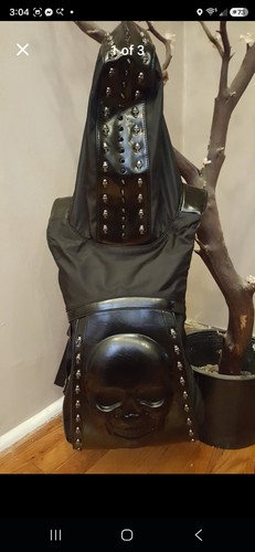 Zaino nero con borchie - , e