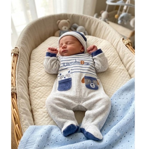 Tutina neonato ciniglia ellepi - neonato,