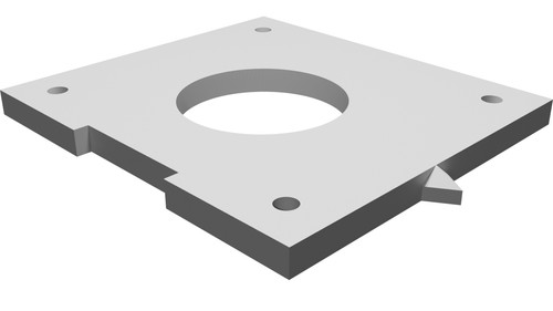 Piastra base per fresatrice - piastra,