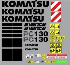 komatsu pc 130 decalcomanie