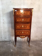 Antico Mobiletto Luigi XV a 4 Cassetti Intarsiato- Restaurato (in corso d'opera)
