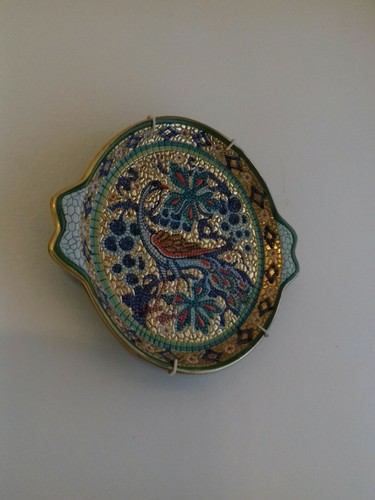 Piatto ceramica decorato a - piatto,