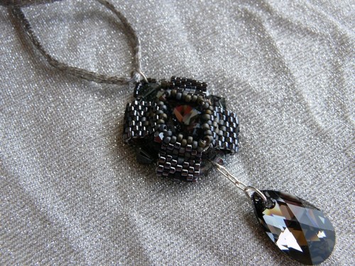 Collana organza metallica - collana,