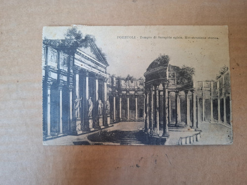 Cartolina pozzuoli 1933 - cartolina,