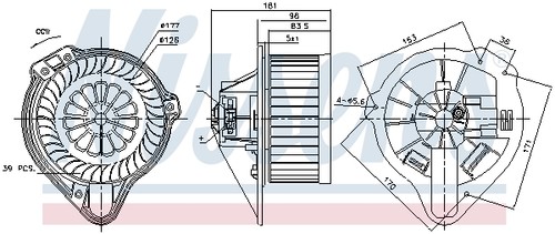 Ventilatore abitacolo per