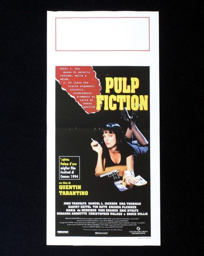 Pulp fiction locandina poster - pulp,