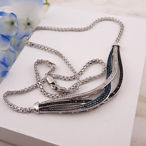 Collana sun micro diamante - collana,