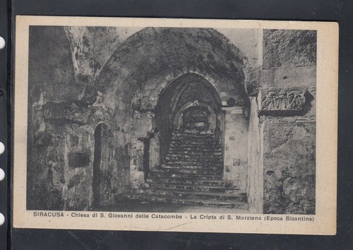 Cartolina siracusa chiesa - siracusa, di
