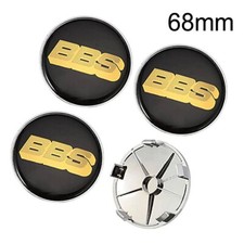 4 x 68 mm per BBS auto coprimozzo coprimozzo emblema copricerchio auto NEW