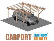 Carport legno impregnato - legno,