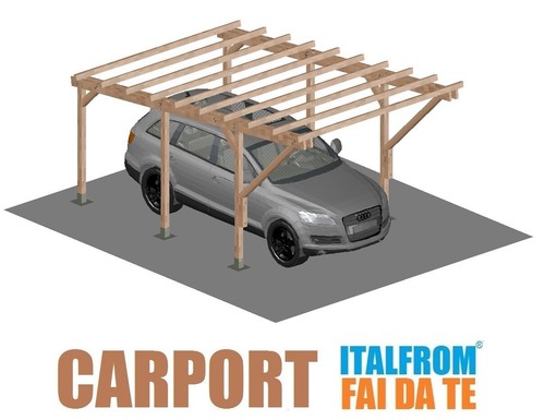 Carport legno impregnato - carport,