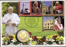 BUSTA PNC VATICANO 2007 GENETLIACO PAPA BENEDETTO XVI