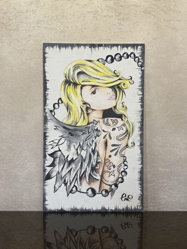 Street art angelo - street, quadro