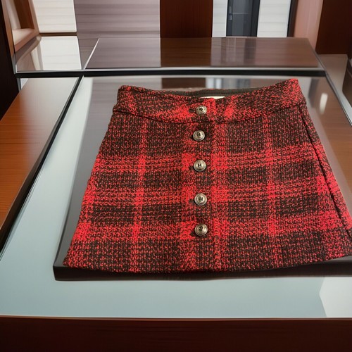 Gonna burberry quadri rossa - burberry, a
