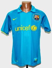 MAGLIA CALCIO BARCELLONA SPAGNA 2007/2008 ANNIVERSARIO TRASFERTA NIKE TAGLIA S ADULTO