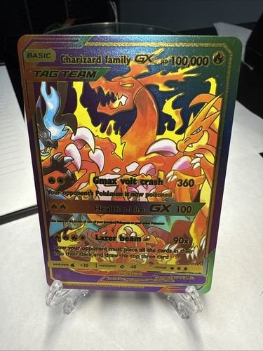 Charizard family rainbow - charizard, gx