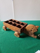 Carretto decorativo in legno