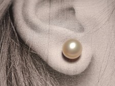 orecchini oro bianco 18KT e