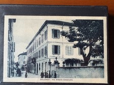 Cartolina Dolzago (LC)  - Via Vittorio Emanuele - Viaggiata