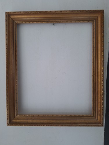 Cornice antico legno - legno, dorata