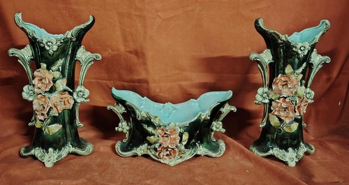 Trittico liberty ceramica - trittico, in