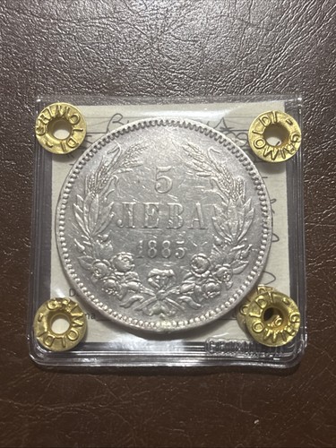Moneta bulgaria 1885 - 1885, periziata