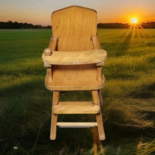 Seggiolone legno miniatura - in,