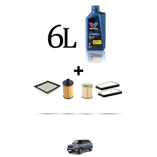 Hoffcar kit tagliando filtri - kit, 4